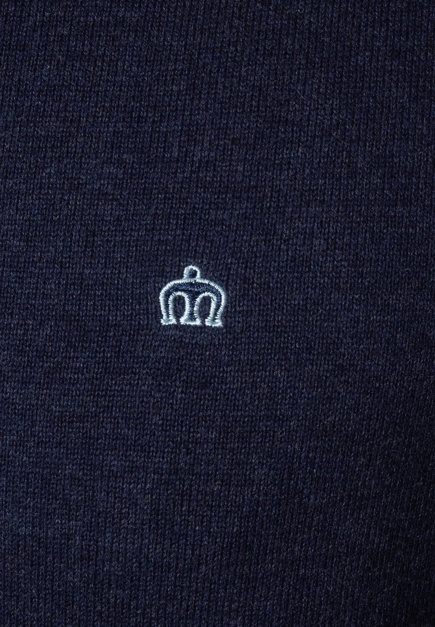 Merc London Berty Navy Marl Jumper From Woven Durham