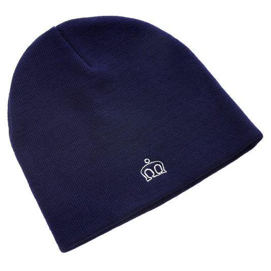 Merc London Collins Beanie Hat - Navy From Woven Durham