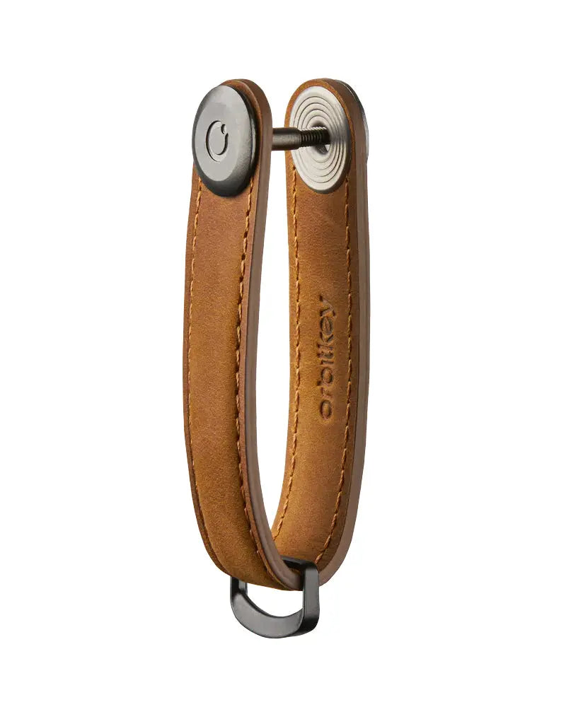 Buy Orbitkey Crazy Horse Leather Key Organiser - Chestnut Brown / Brown | Keyringss at Woven Durham