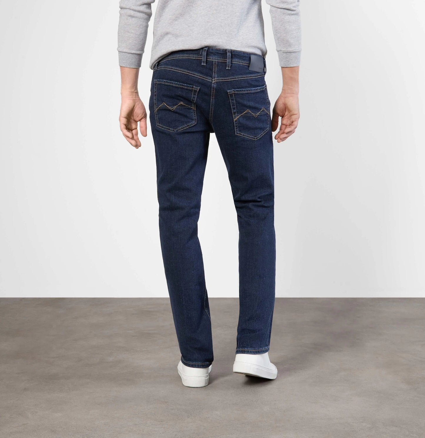 Mac Jeans Deep Blue Stonewash Arne Denim Jeans From Woven Durham