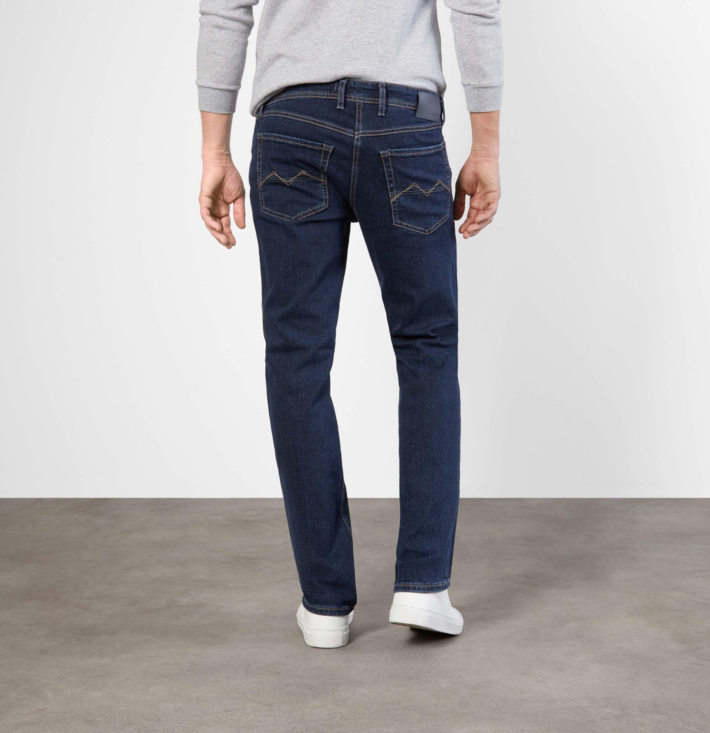 Mac Jeans Deep Blue Stonewash Arne Denim Jeans From Woven Durham