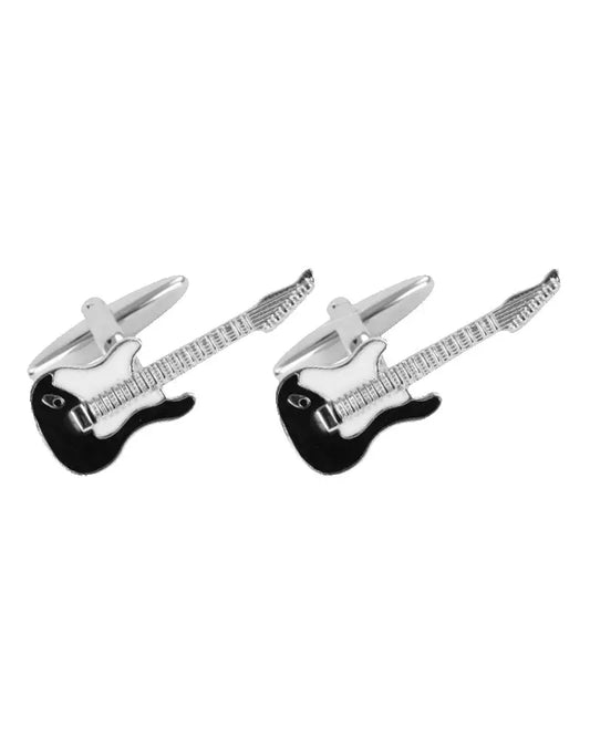 Electric Guitar Cufflinks - Black Dalaco