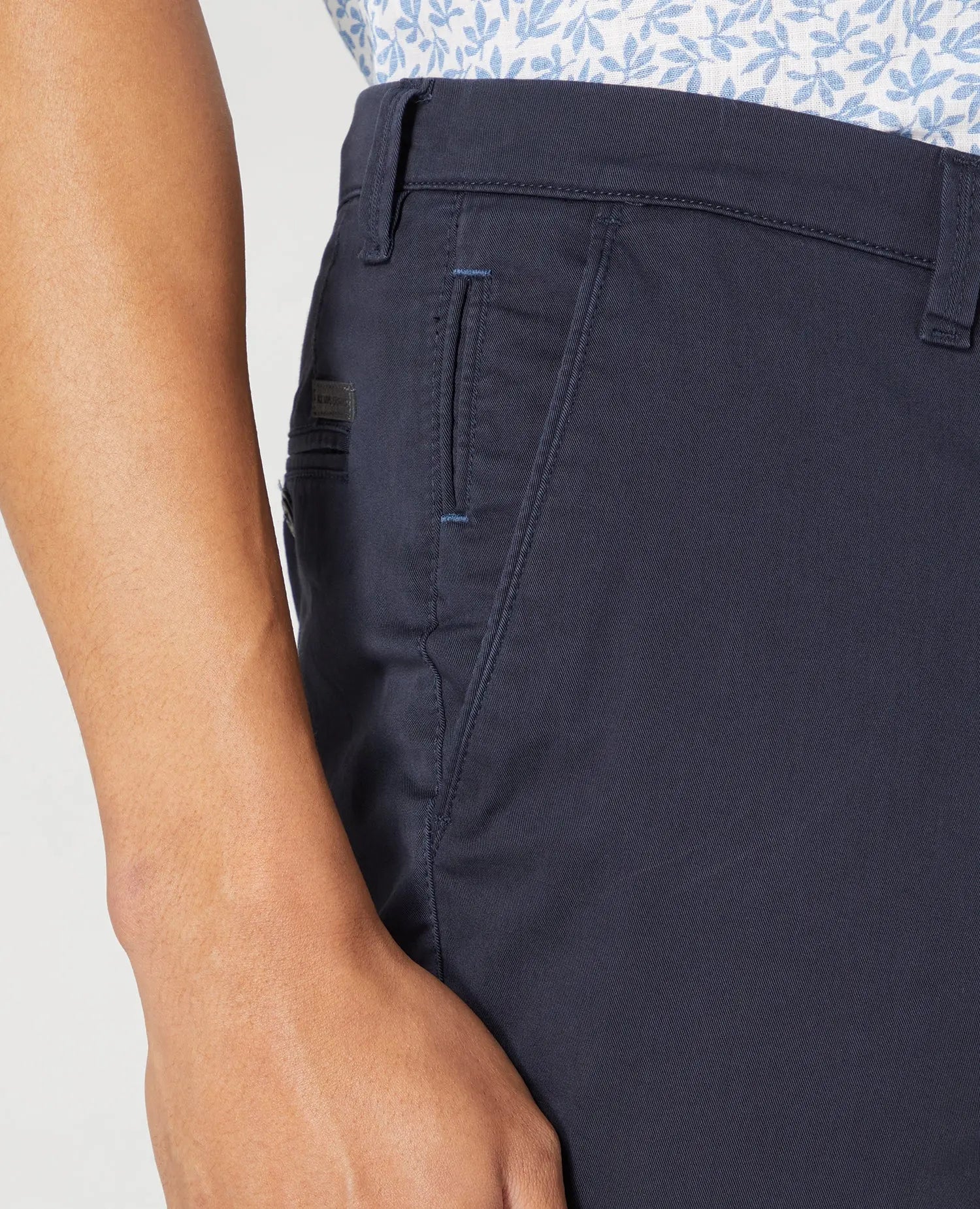 Remus Uomo Emilio Chino Shorts - Navy From Woven Durham