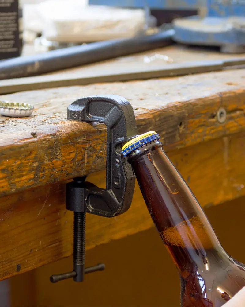 G Clamp Bottle Opener - Black Woven Durham