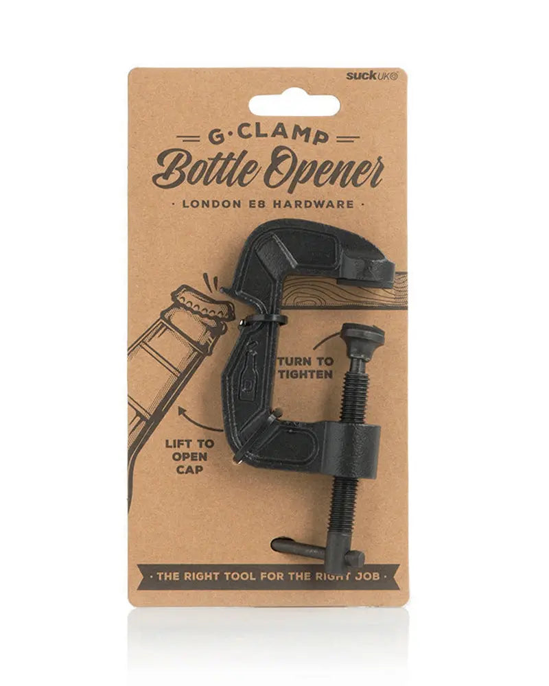 G Clamp Bottle Opener - Black Woven Durham