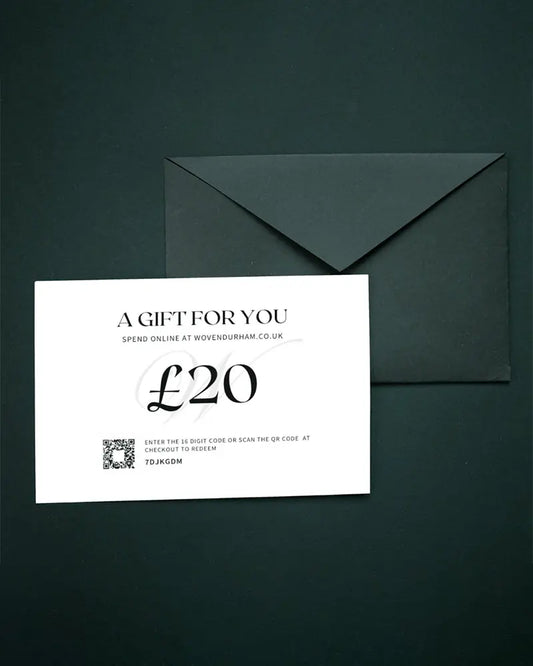 Gift Vouchers Woven Durham