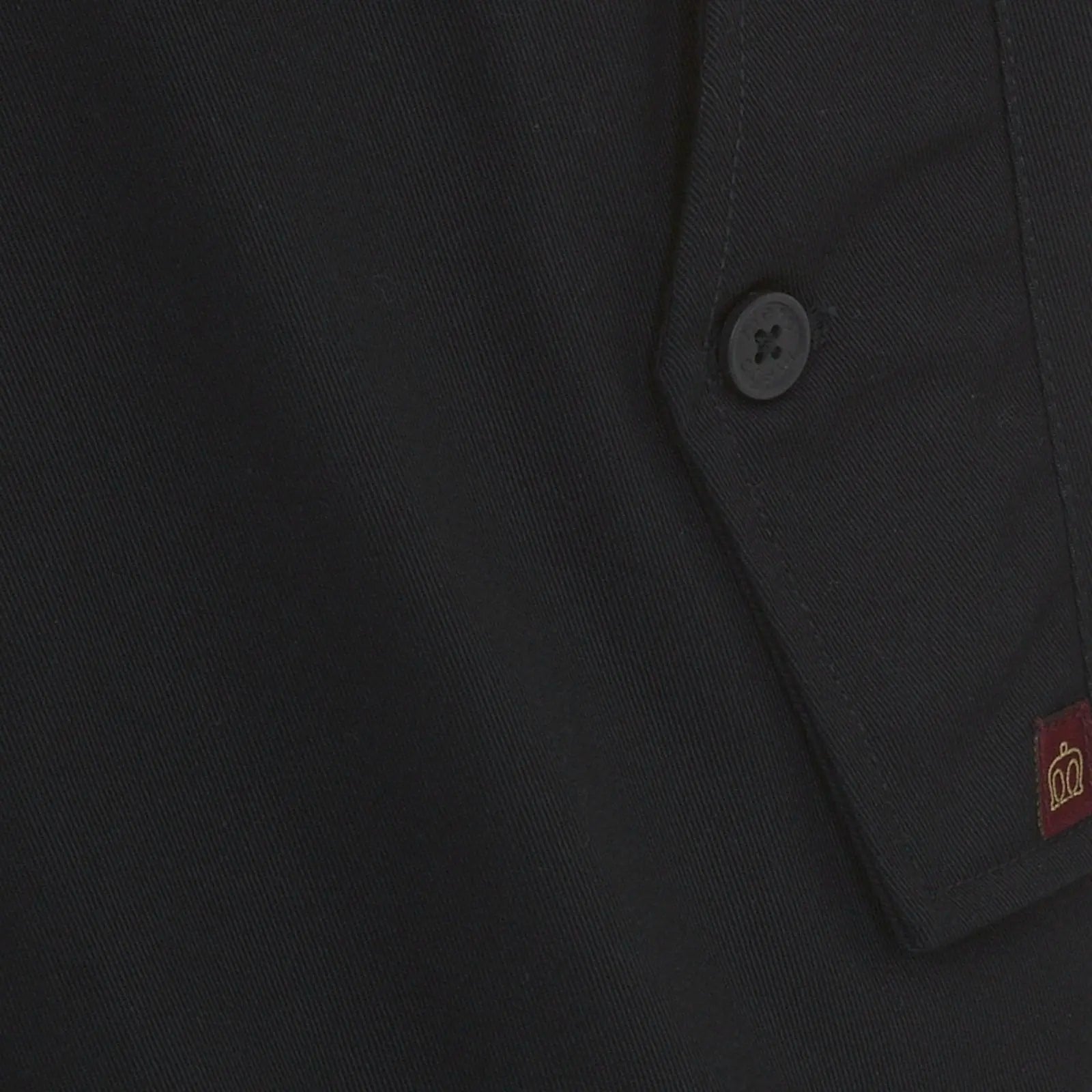 Merc London Harrington Cotton Jacket - Black From Woven Durham