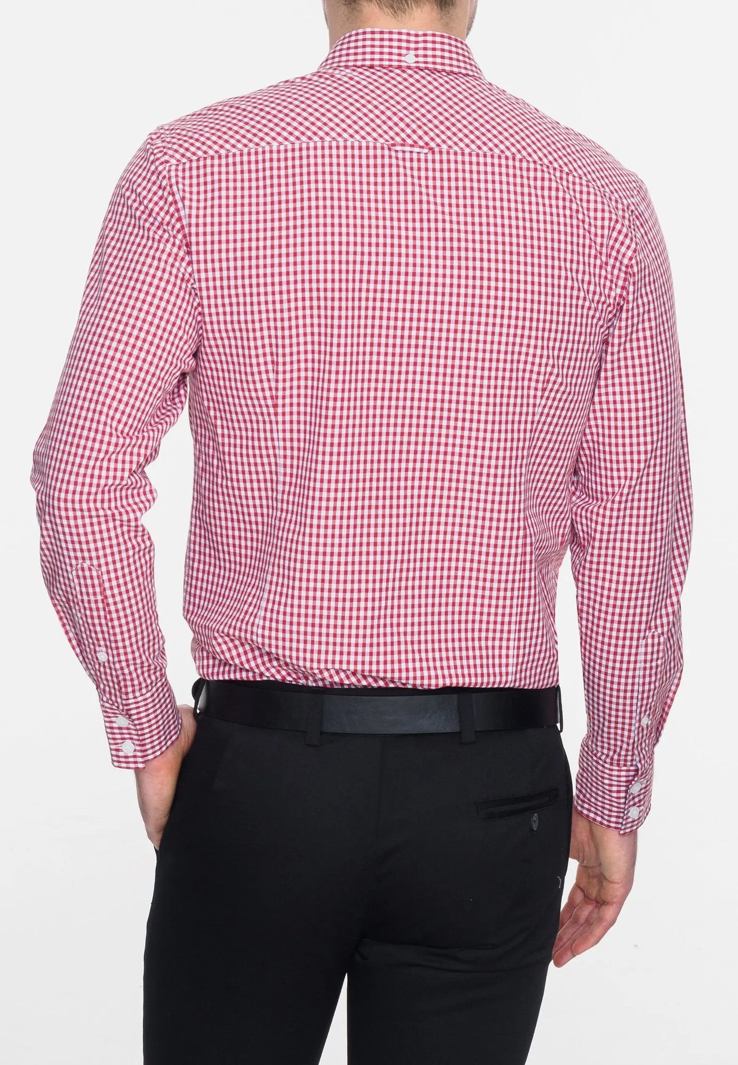 Merc London Japster Gingham Shirt - Red / White From Woven Durham