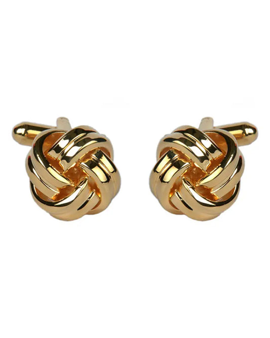 Knot Cufflinks - Gold Dalaco