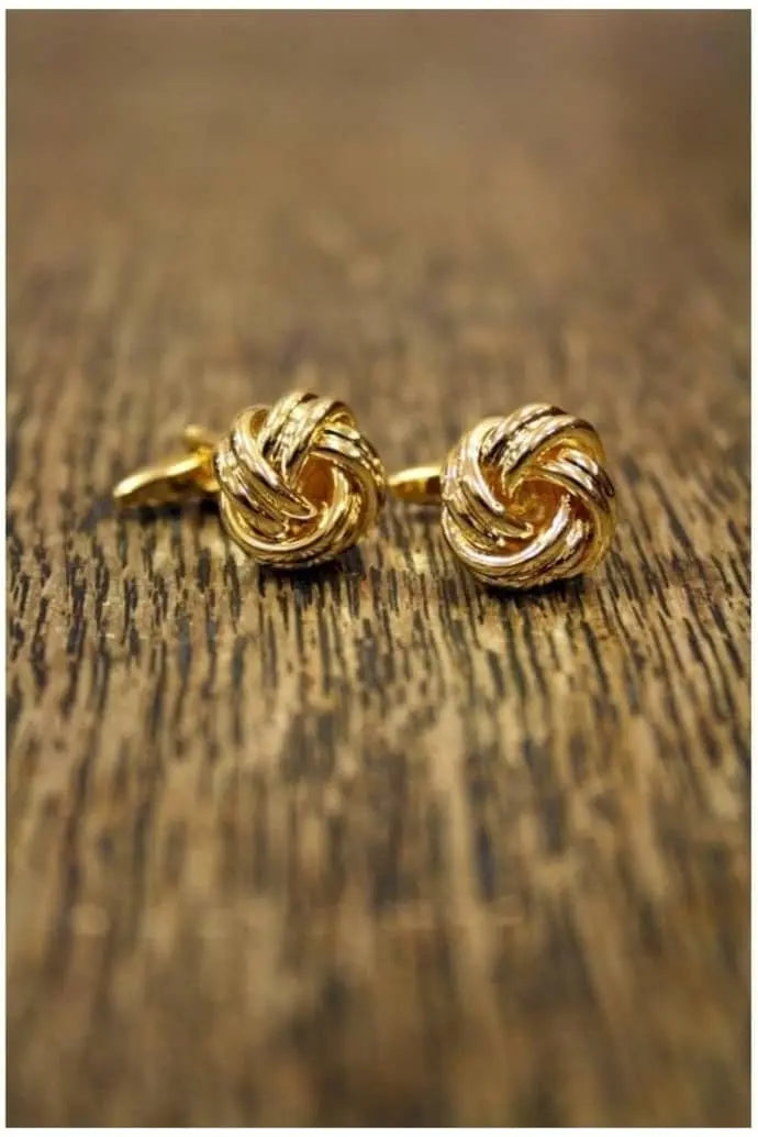 Knot Cufflinks - Gold Dalaco