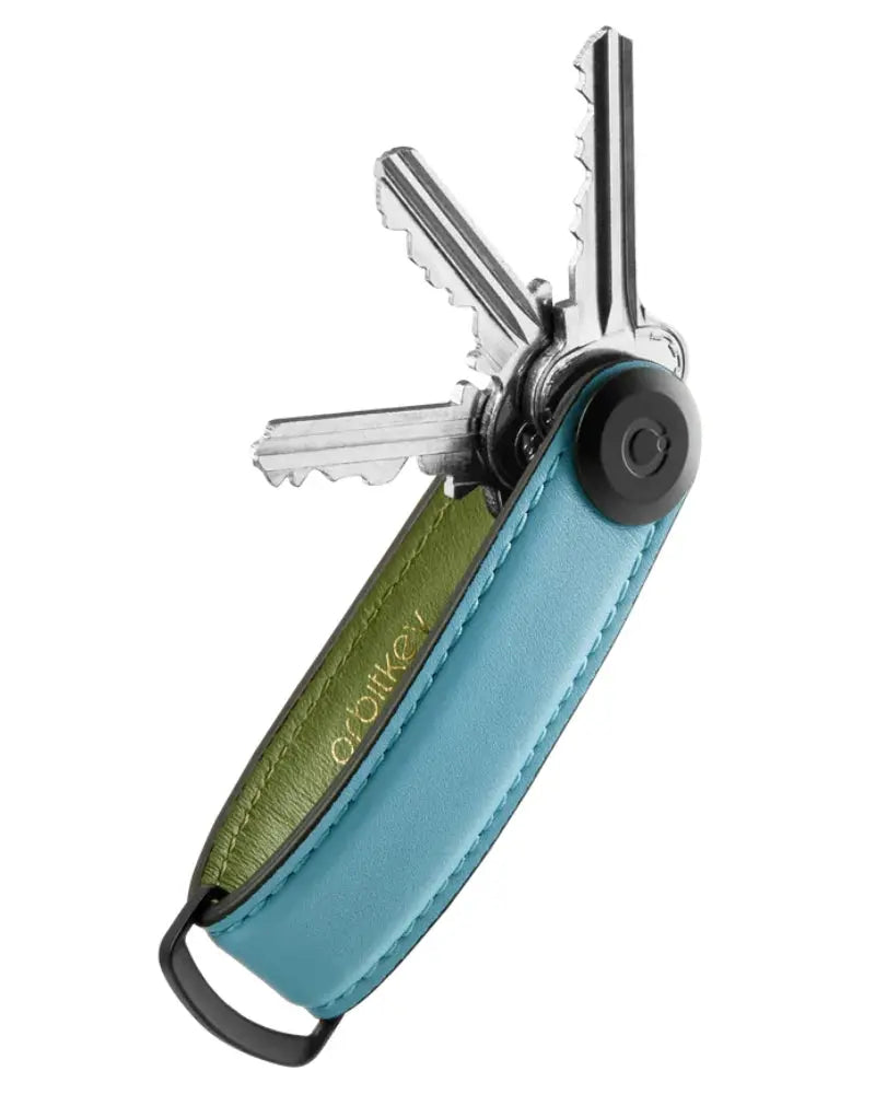 Buy Orbitkey Leather Key Organiser - Sea Foam | Keyringss at Woven Durham