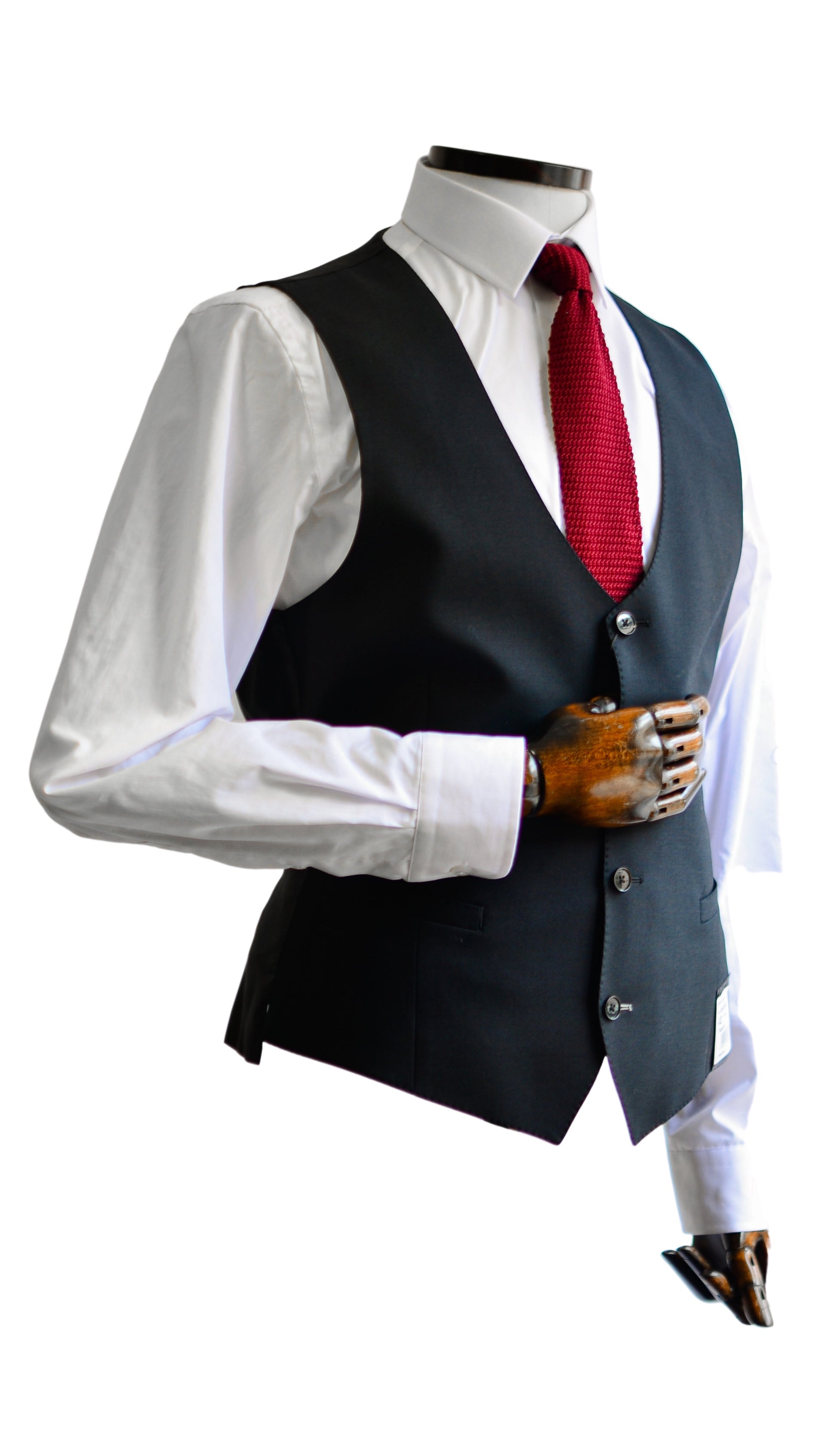 Luca Suit Waistcoat - Black Remus Uomo