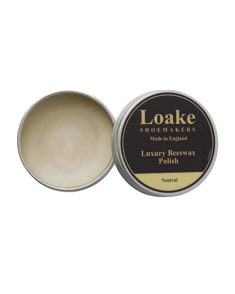 Luxury Leather Beeswax Shoe Polish - Natural Loake