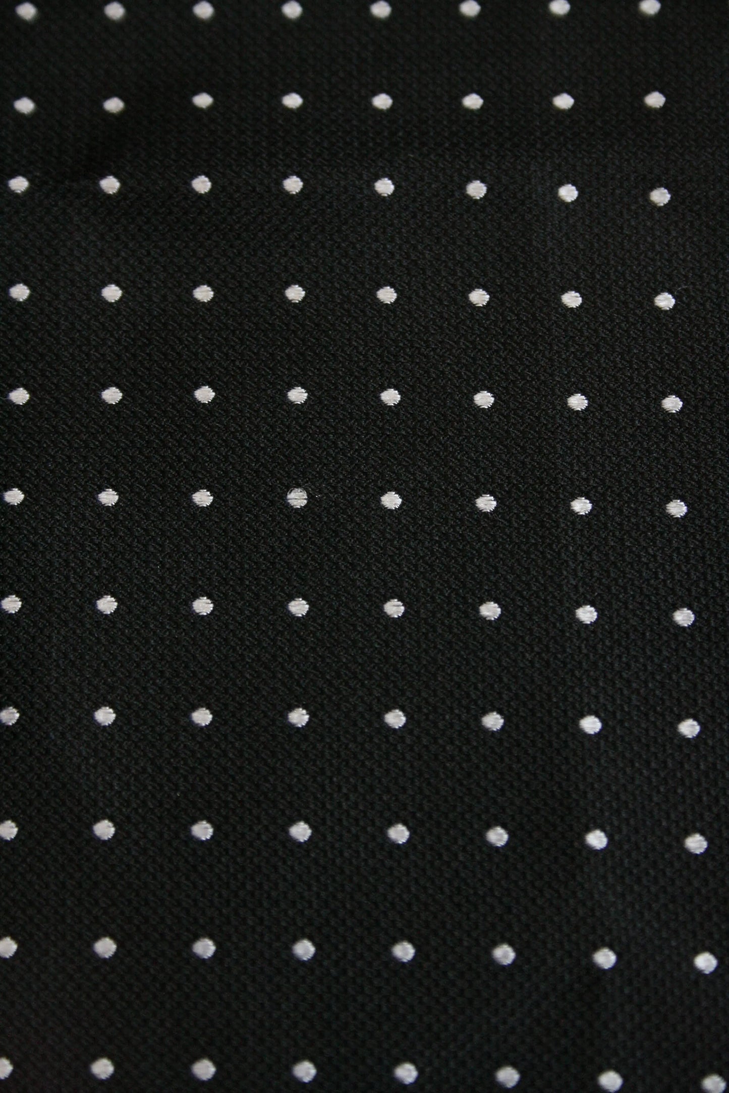 Knightsbridge Neckwear Micro Polka Dot Pre-Tied Silk Bow Tie - Black / White From Woven Durham