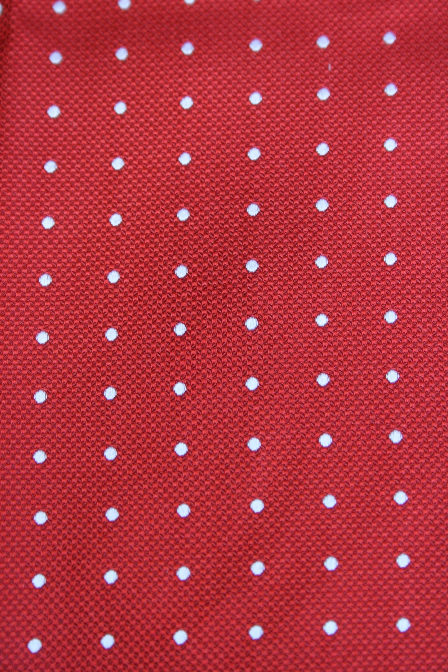 Knightsbridge Neckwear Micro Polka Dot Pre-Tied Silk Bow Tie - Red From Woven Durham