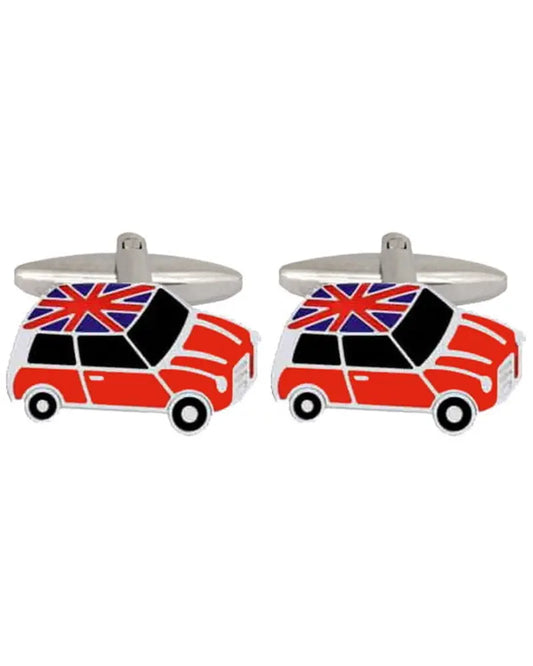 Mini Cooper UnionJack Cufflinks - Red Dalaco