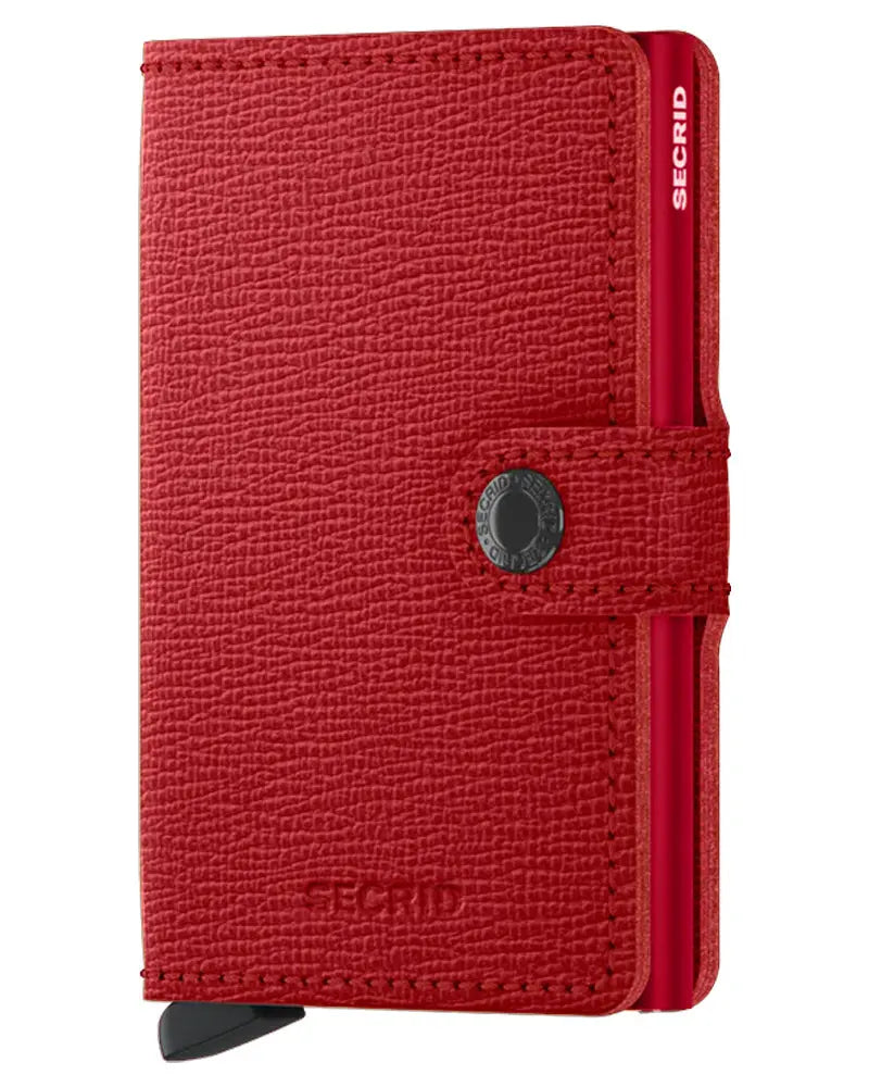 Mini Wallet - Crisple Lipstick Red Secrid