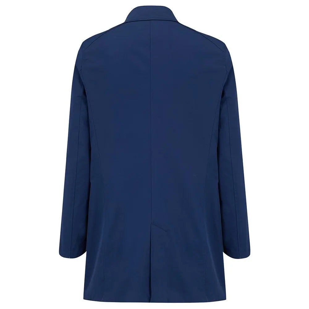 Guards London Montague Reversible Mac - Blue / Navy From Woven Durham