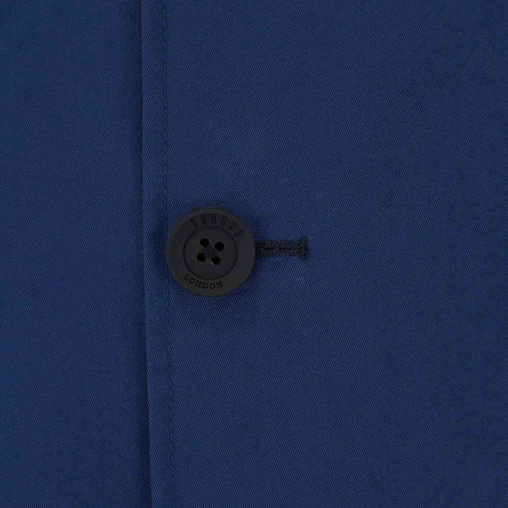 Guards London Montague Reversible Mac - Blue / Navy From Woven Durham