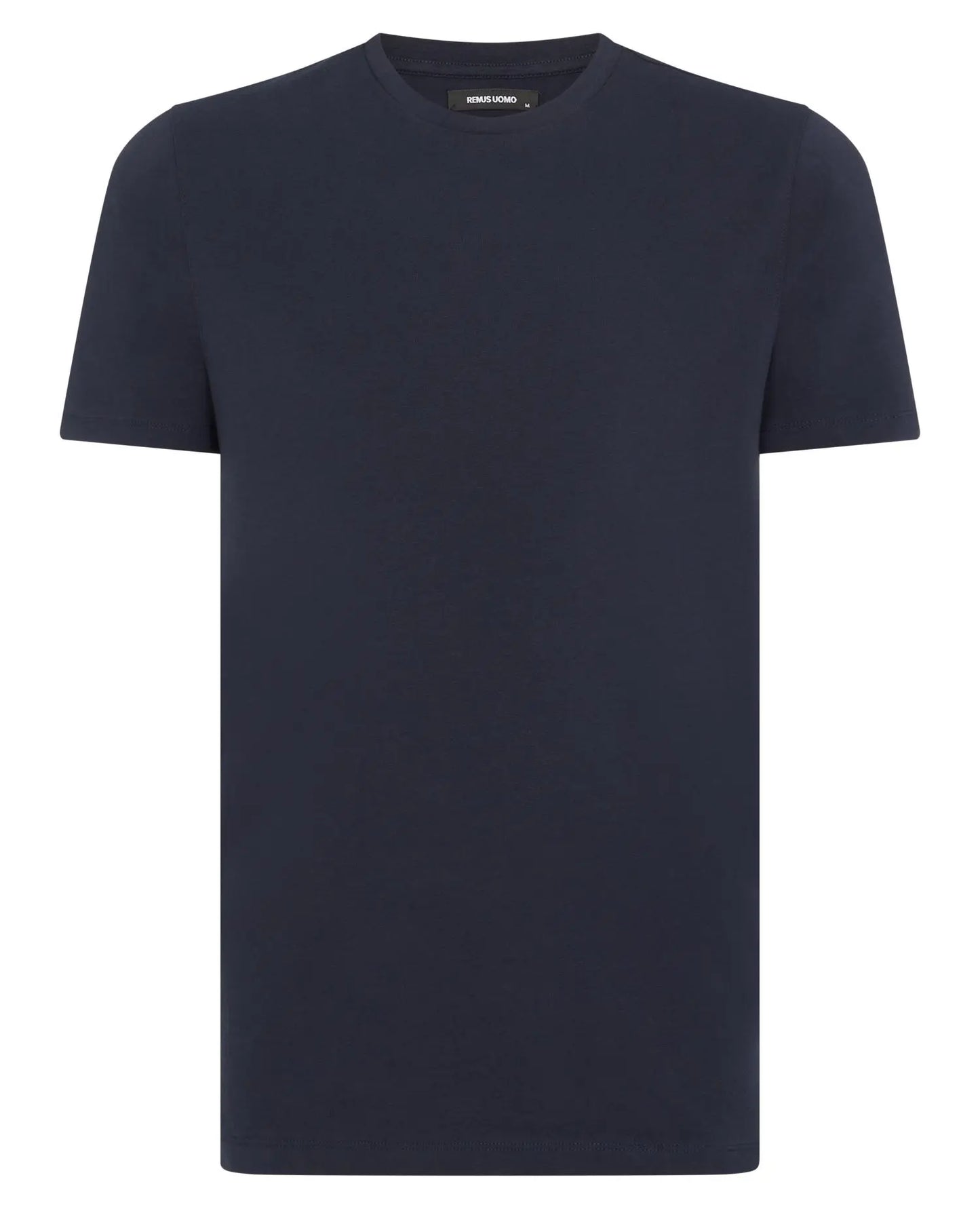 Remus Uomo Navy Crew-Neck T-Shirt From Woven Durham