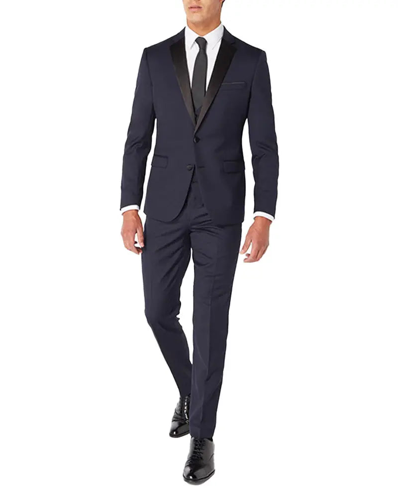 Rocco Dinner Suit Jacket - Navy Remus Uomo