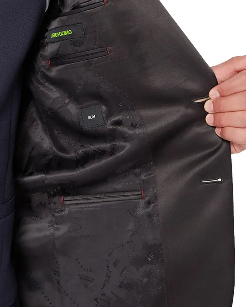 Rocco Dinner Suit Jacket - Navy Remus Uomo