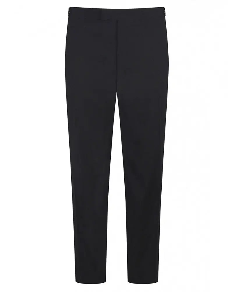 Shawl Collar Dinner Suit Trouser - Black Torre