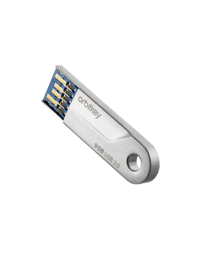 Buy Orbitkey Stainless Steel 8GB USB | Keyringss at Woven Durham