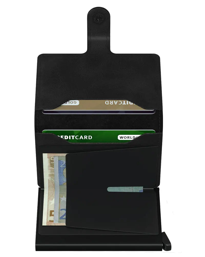 Vintage Mini Wallet - Black Secrid