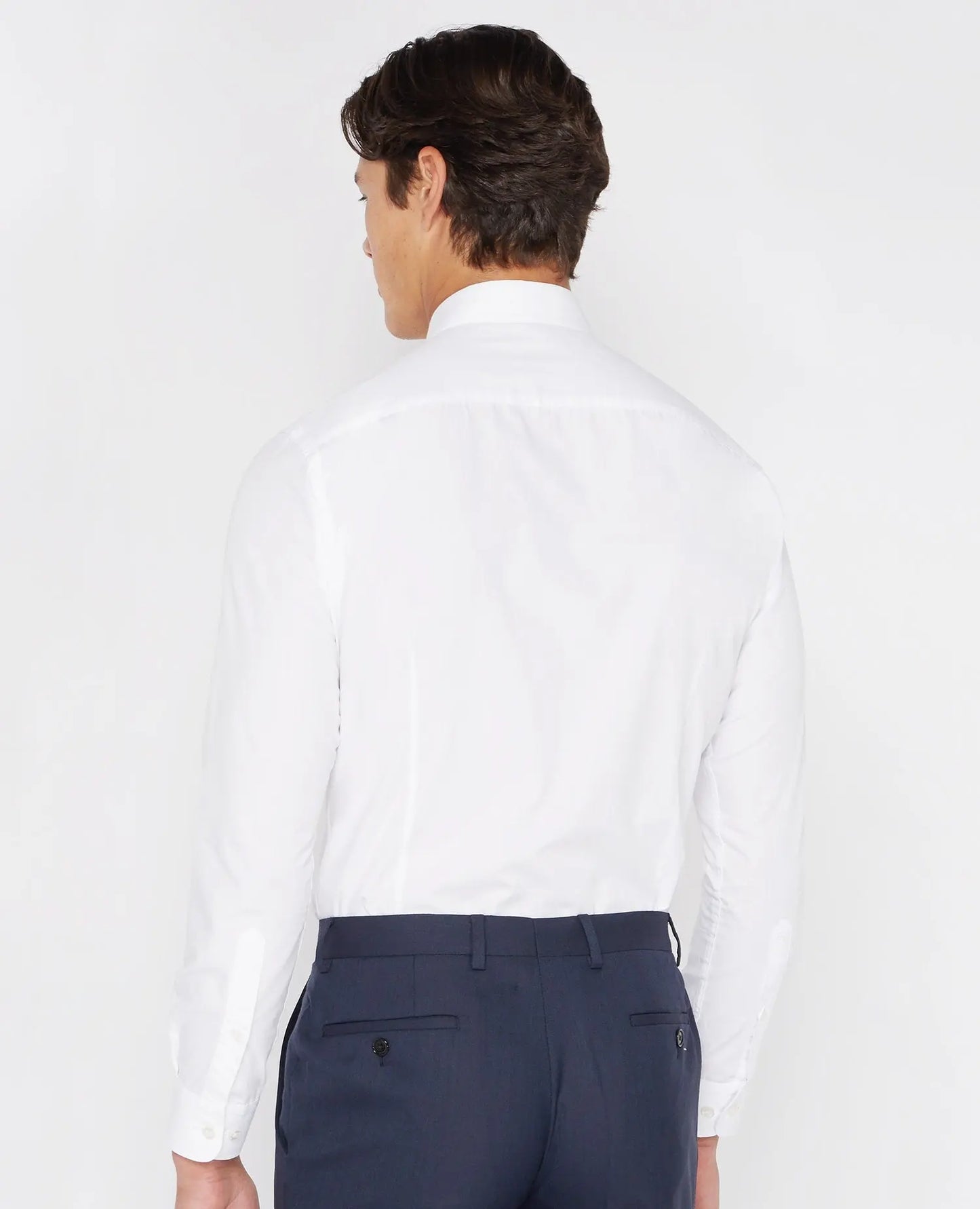 Remus Uomo White Slim Fit Shirt From Woven Durham