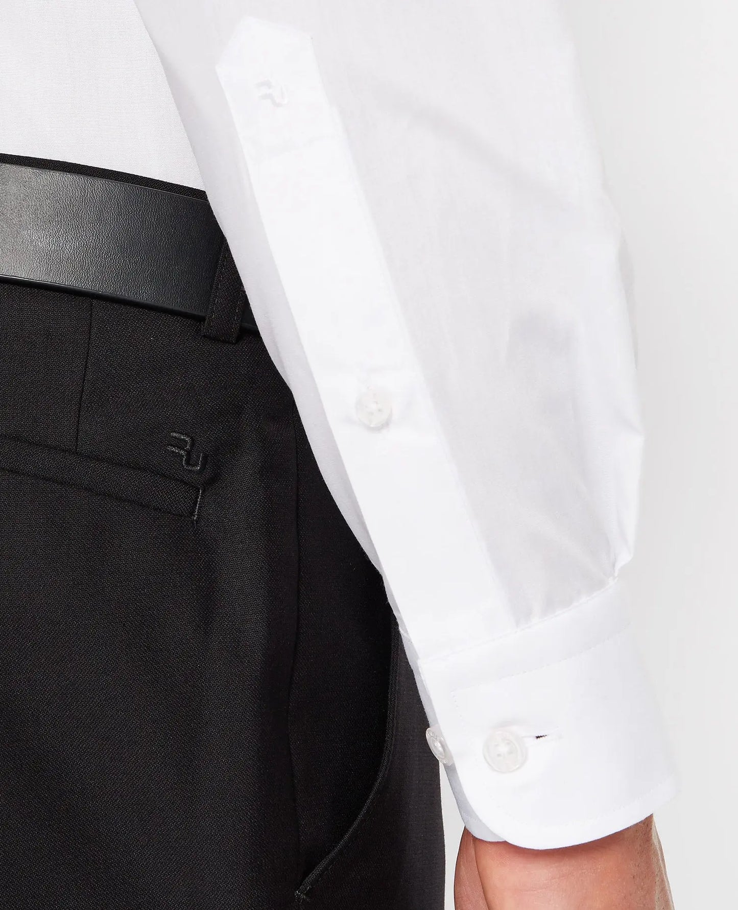 Remus Uomo White Tapered Fit Shirt From Woven Durham