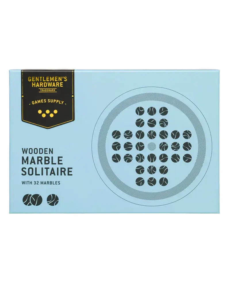 Wooden Marble Solitaire Gentlemen's Hardware