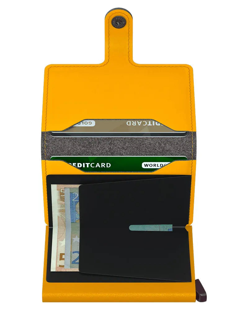 Yard Mini Wallet - Ochre Yellow Secrid