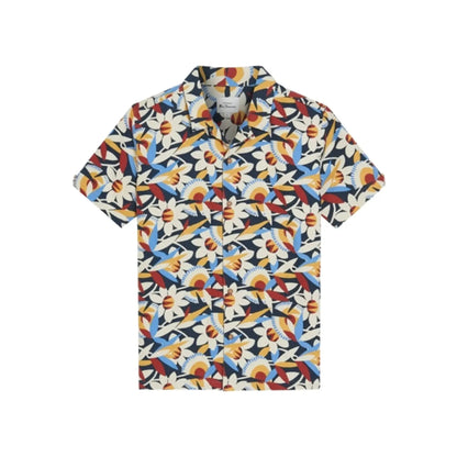 Buy Ben Sherman Abstract Short Sleeve Shirt - Multi | Short-Sleeved Shirtss at Woven Durham