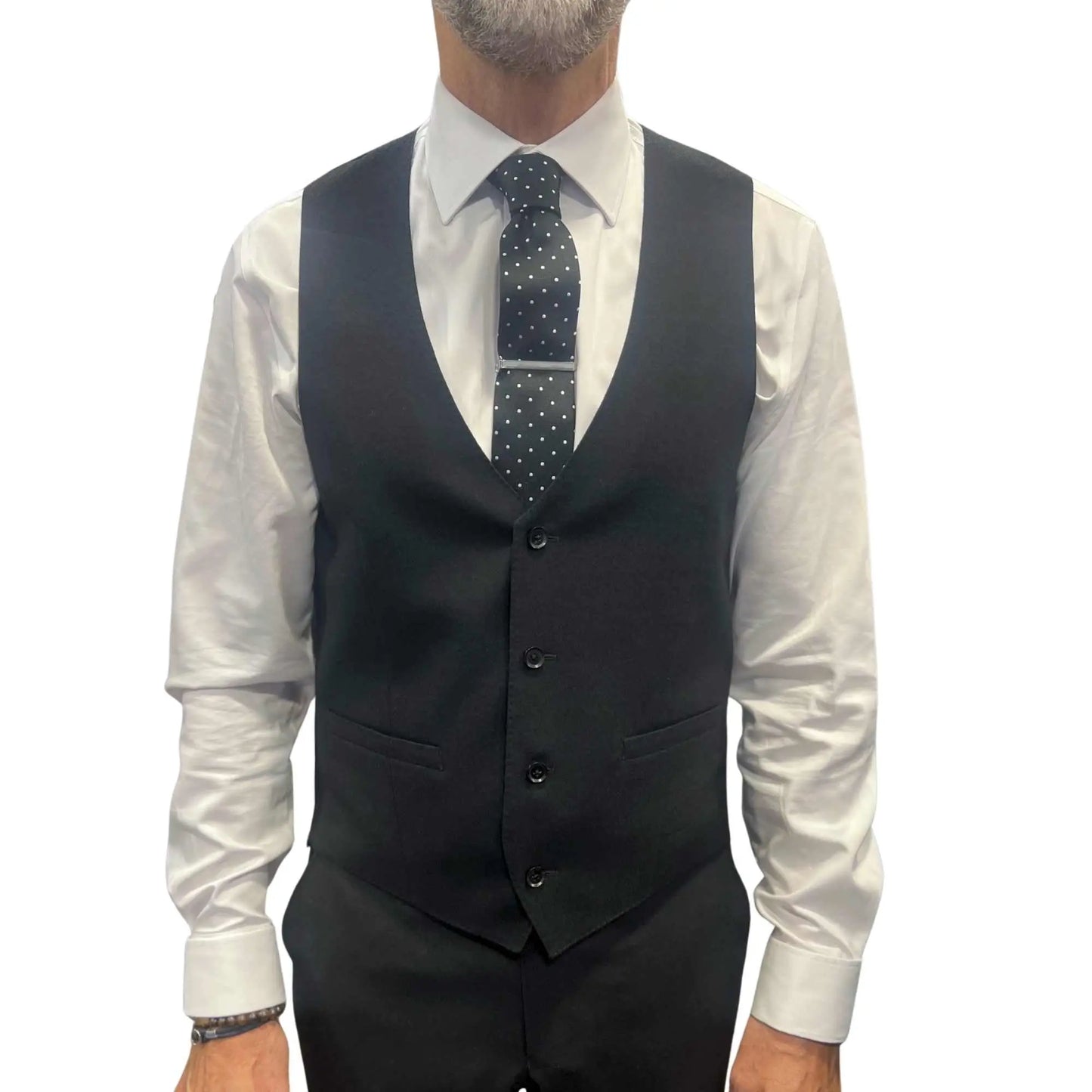 Buy Woven Durham Alfred Brown Wool 3-Piece Suit - Black | Suitss at Woven Durham