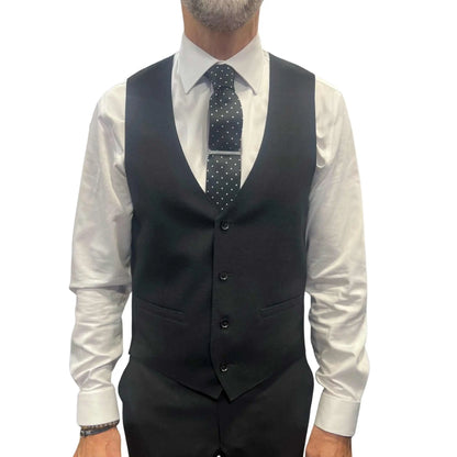 Buy Woven Durham Alfred Brown Wool 3-Piece Suit - Black | Suitss at Woven Durham