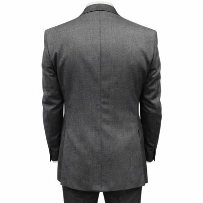 Buy Woven Durham Alfred Brown Wool 3-Piece Suit - Charcoal | Suitss at Woven Durham