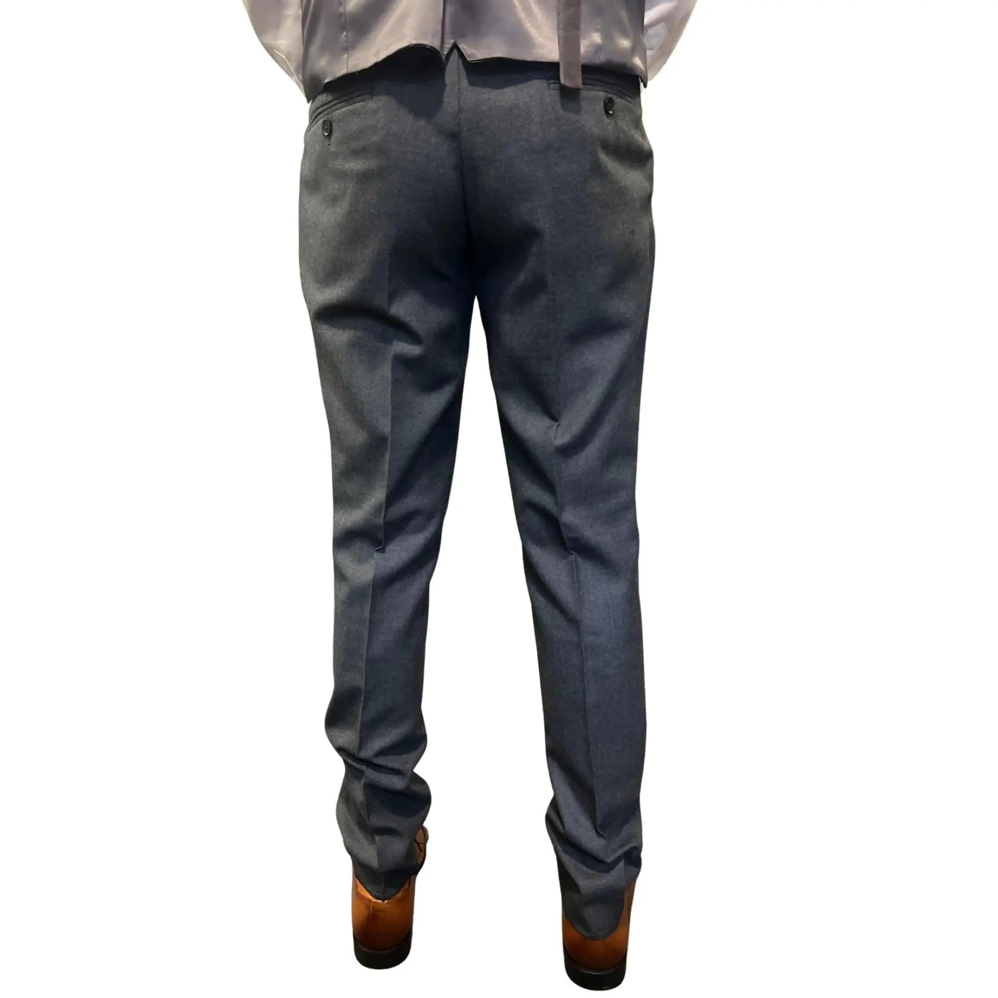 Buy Woven Durham Alfred Brown Wool 3-Piece Suit - Charcoal | Suitss at Woven Durham