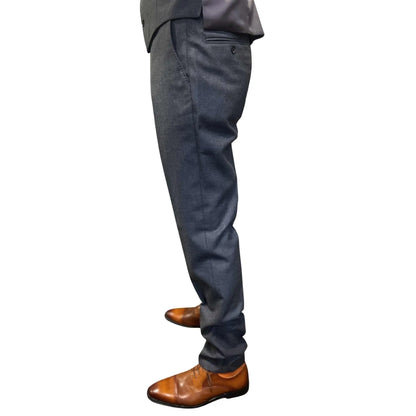 Buy Woven Durham Alfred Brown Wool 3-Piece Suit - Charcoal | Suitss at Woven Durham