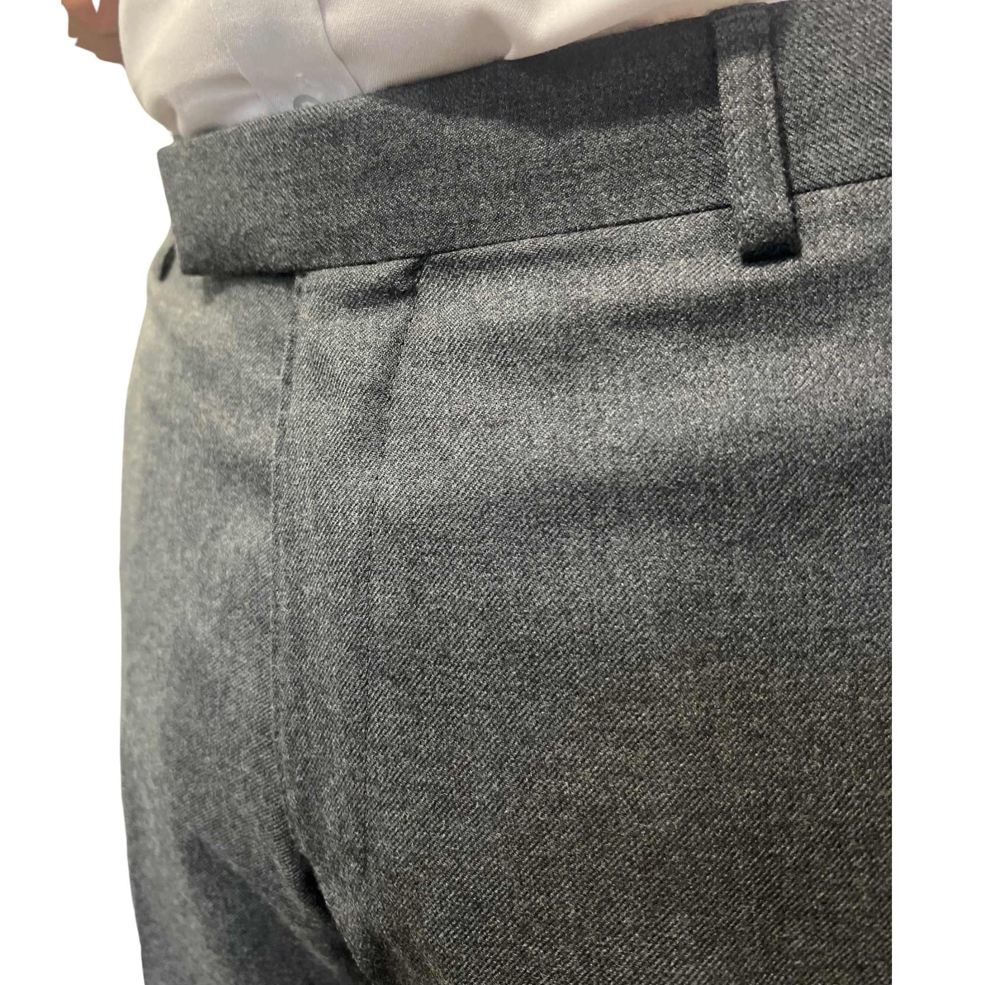 Buy Woven Durham Alfred Brown Wool 3-Piece Suit - Charcoal | Suitss at Woven Durham