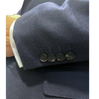 Buy Woven Durham Alfred Brown Wool 3-Piece Suit - Navy | Suitss at Woven Durham