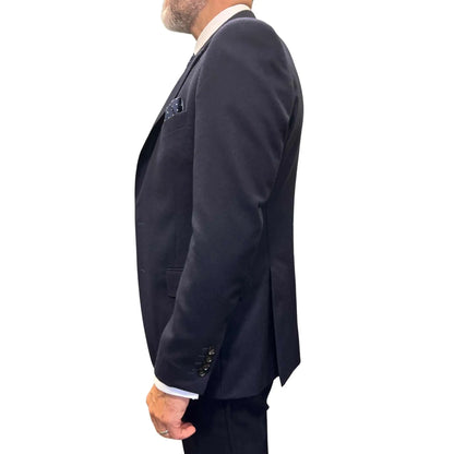 Buy Woven Durham Alfred Brown Wool 3-Piece Suit - Navy | Suitss at Woven Durham