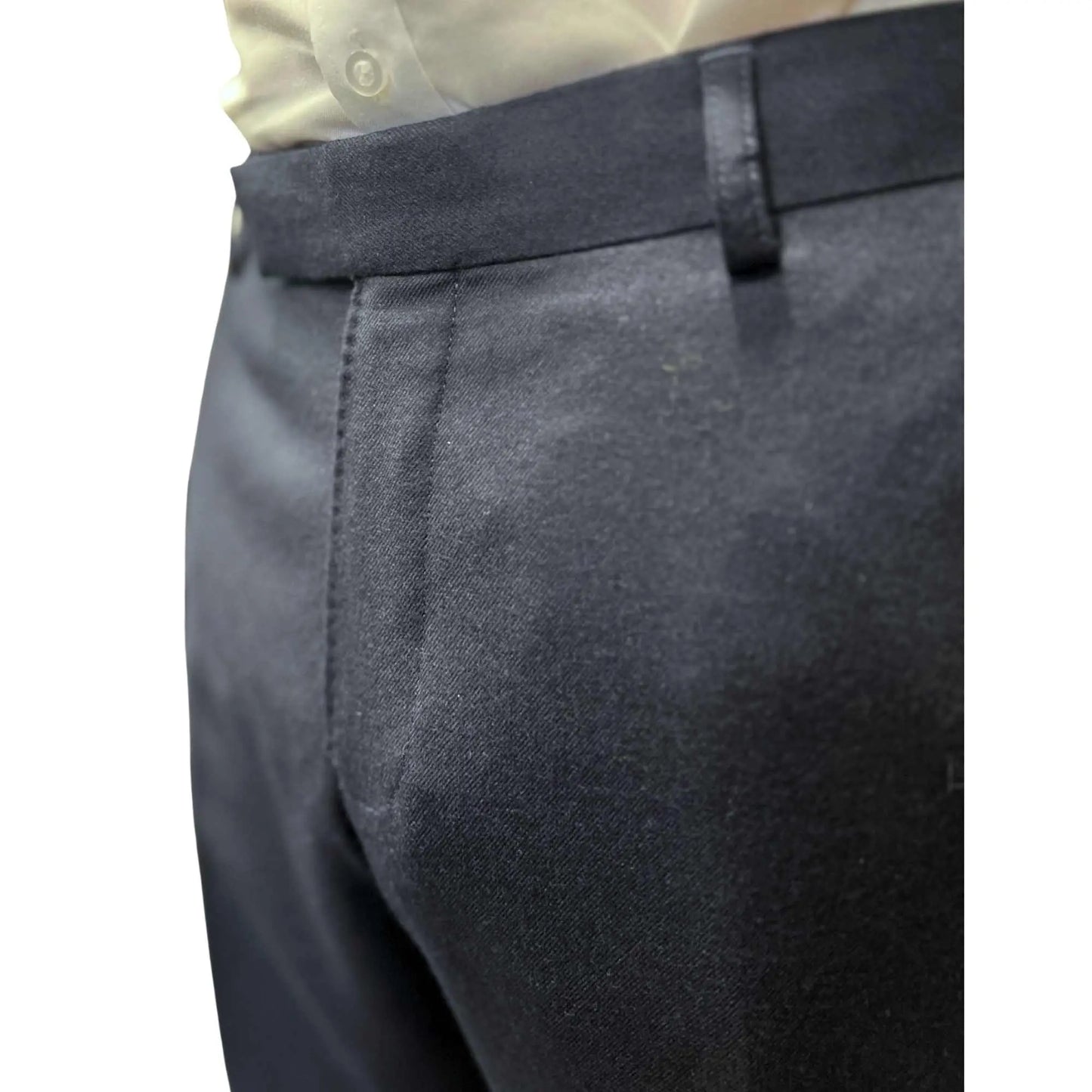 Buy Woven Durham Alfred Brown Wool 3-Piece Suit - Navy | Suitss at Woven Durham