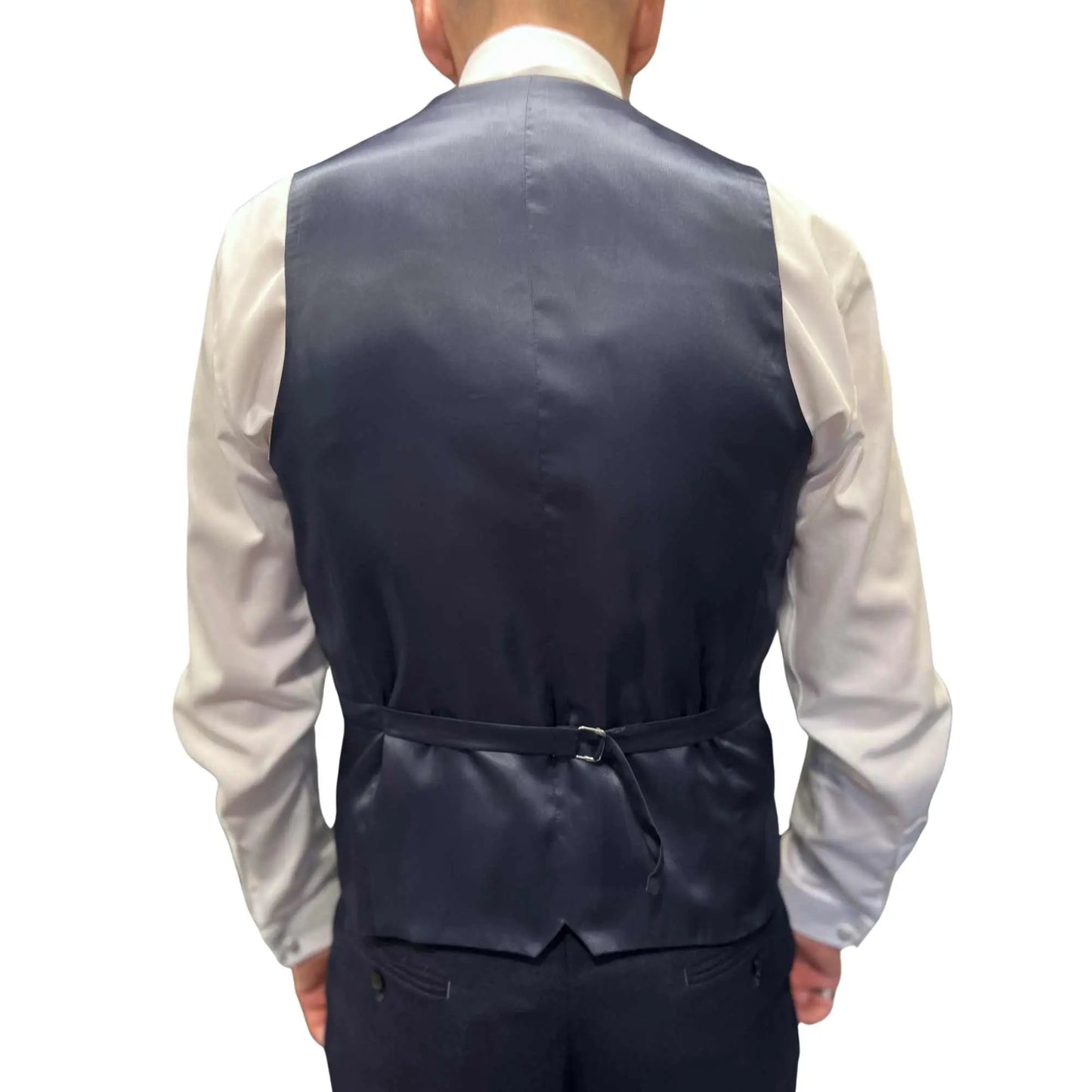 Buy Woven Durham Alfred Brown Wool 3-Piece Suit - Navy | Suitss at Woven Durham