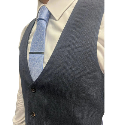 Buy Woven Durham Alfred Brown Wool 3-Piece Suit - Shadow Check | Suitss at Woven Durham