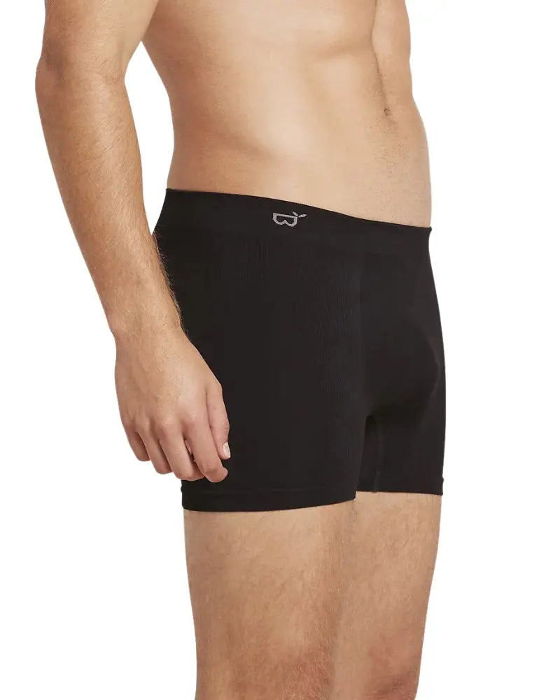 Buy BOODY ORGANIC BAMBOO CLOTHING Bamboo Men's Original Boxer Shorts - Black | Shortss at Woven Durham