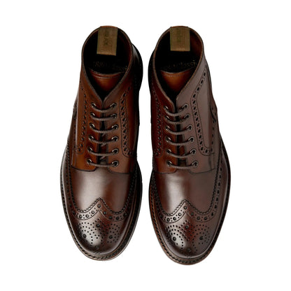 Buy Loake Bedale Lace Up Boot - Dark Brown | Chelsea Bootss at Woven Durham
