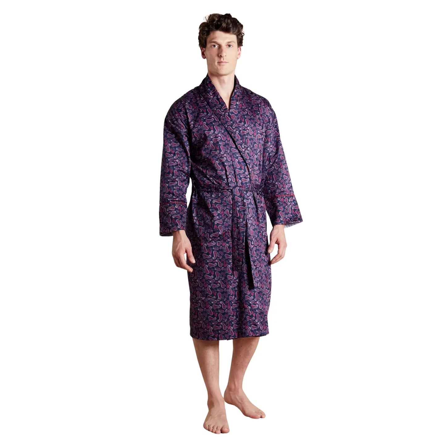 Buy Bown of London Berkley Paisley Dressing Gown - Multi | Nightgownss at Woven Durham