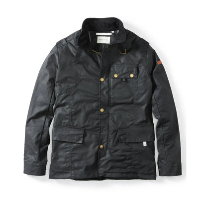 Buy Peregrine Bexley Black Wax Jacket | Zip-Up Jumperss at Woven Durham