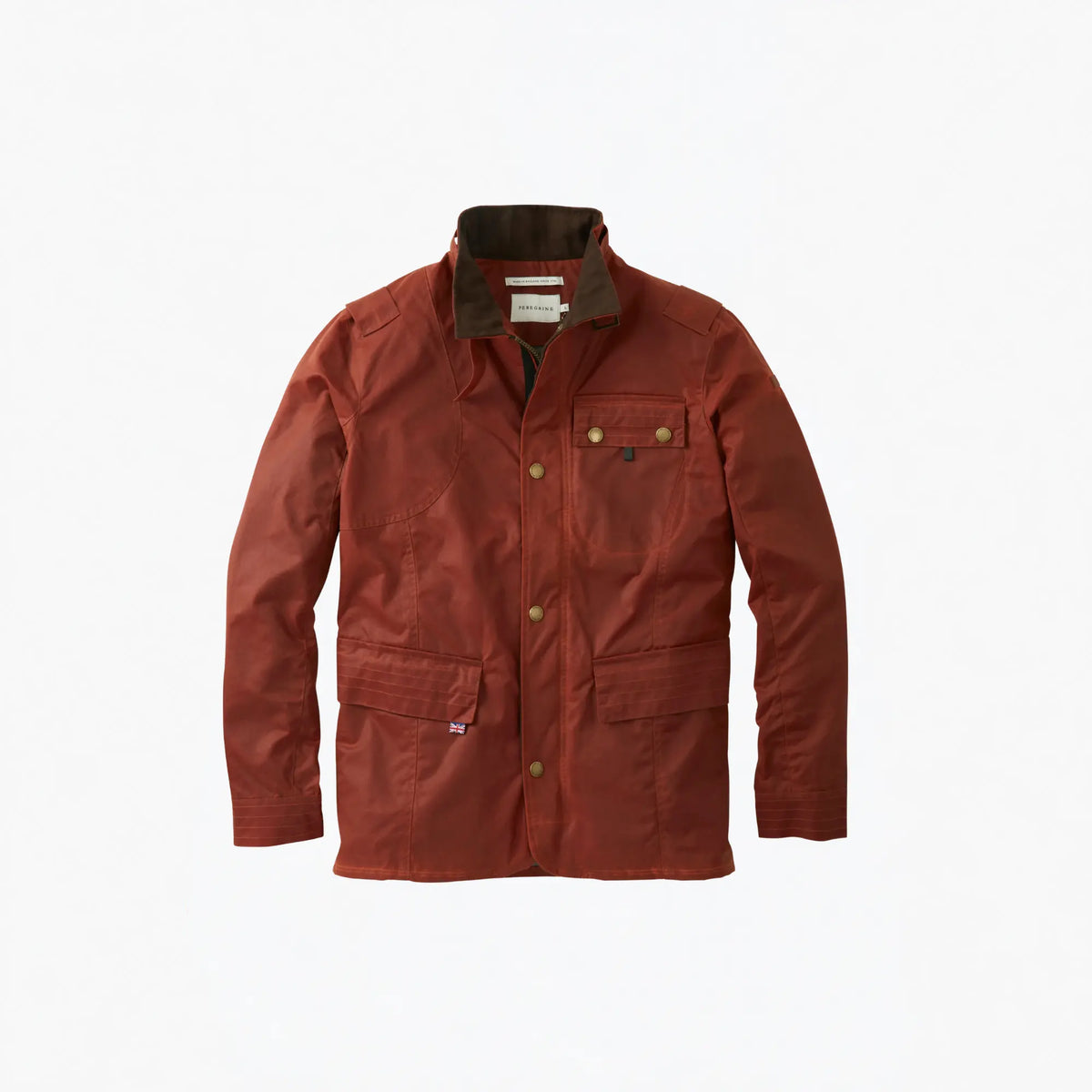 Buy Peregrine Bexley Brick Wax Jacket | Bomber Jacketss at Woven Durham